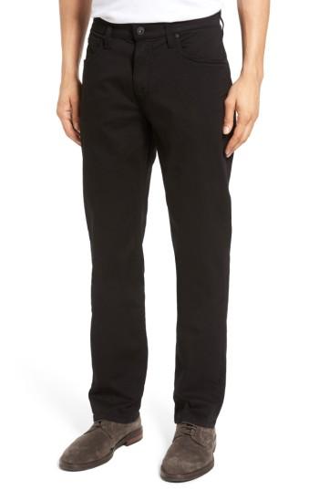 Men's Paige 'normandie' Slim Straight Leg Chinos - Black