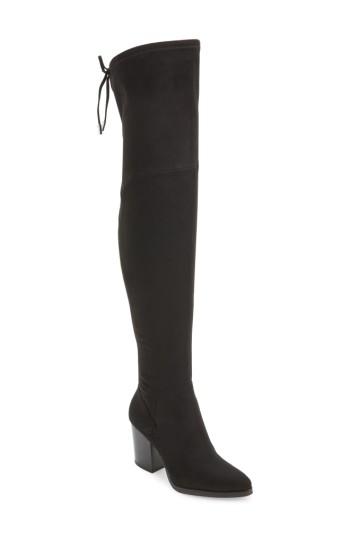 Women's Marc Fisher Ltd Adora Over The Knee Boot .5 M - Black