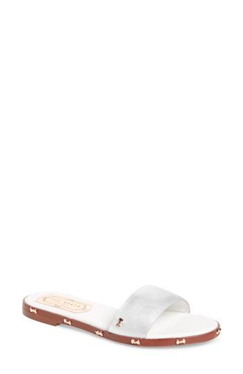 Women's Ted Baker London Kytti Slide Sandal M - Metallic