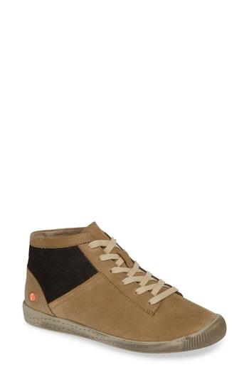 Women's Softinos By Fly London High Top Sneaker .5-8us / 38eu - Grey