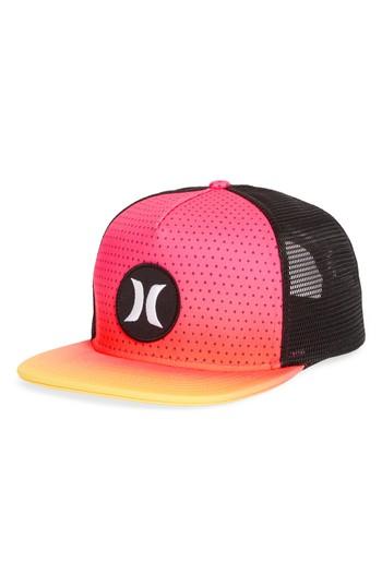 Men's Hurley Third Reef Trucker Cap - Pink