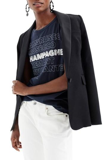 Women's J.crew Champagne Tee, Size - Ivory