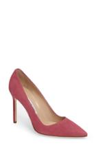 Women's Manolo Blahnik 'bb' Pointy Toe Pump Us / 38eu - Pink