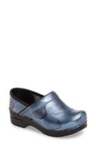 Women's Dansko 'professional' Clog .5-7us / 37eu M - Blue