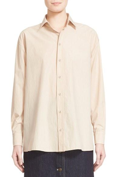 Women's Tomas Maier Cotton Poplin Trapeze Shirt