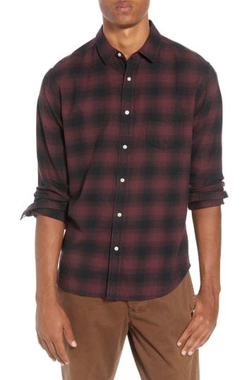 Men's Life/after/denim Lumberjack Plaid Slim Fit Sport Shirt - Red
