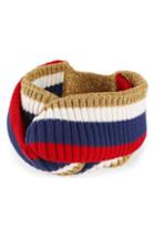 Gucci Metallic Stripe Knit Head Wrap - Red
