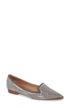 Women's Linea Paolo Portia Studded Loafer .5 M - Grey