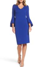 Women's Eliza J Bell Sleeve Sheath Dress - Blue
