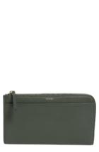 Women's Skagen Leather Phone Wallet - Green