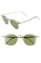 Men's Oliver Peoples 49mm Round Sunglasses - Buff