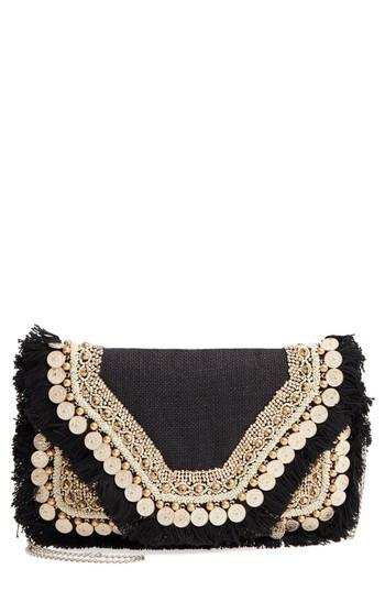 Muche Et Muchette Allison Embellished Clutch - Black
