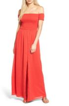 Women's Tularosa Henderson Off The Shoulder Maxi Dress - Red