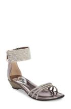 Women's Love And Liberty Shelly Crystal Embellished Ankle Strap Sandal