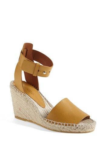 Vince 'simona' Wedge Sandal (online Only) Honey