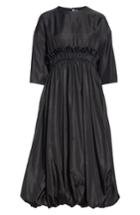 Women's Noir Kei Ninomiya Ruched Waist Twill Dress