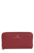 Women's Celine Dion Adagio Leather Wallet - Red