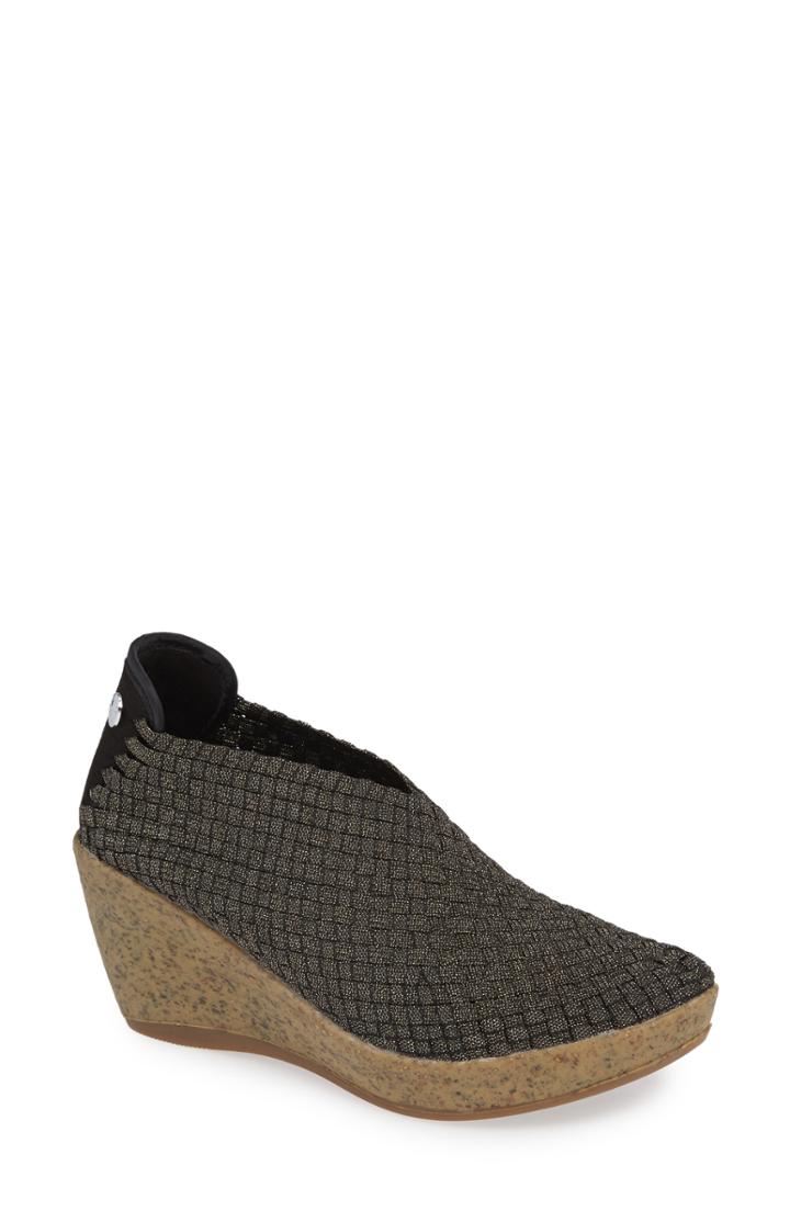 Women's Bernie Mev. Woven Wedge Us / 41eu - Black