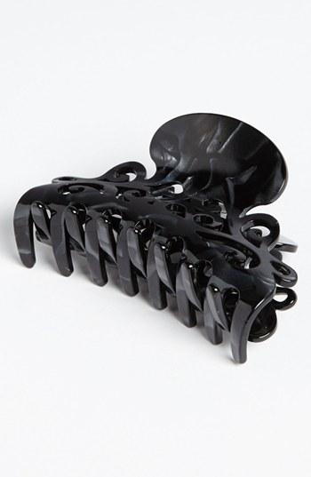 France Luxe 'elysee' Jaw Clip, Size - Black