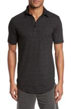 Men's Goodlife Scallop Polo - Black