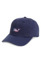 Men's Vineyard Vines Flag Whale Logo Baseball Cap - Blue