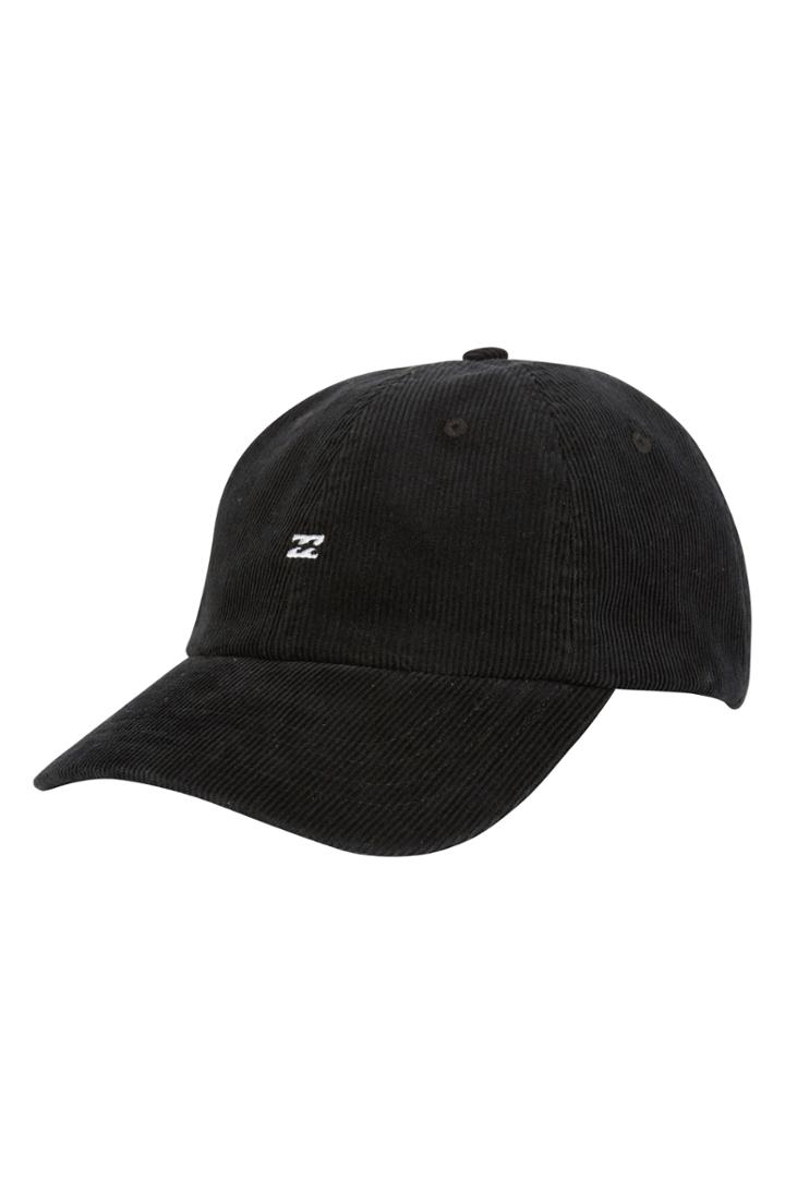 Men's Billabong All Day Corduroy Baseball Cap - Black