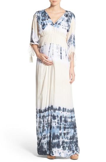 Women's Fillyboo 'banjo' Tie Dye Maternity Maxi Dress