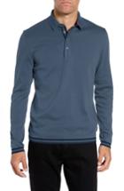 Men's Ted Baker London Longfiz Slim Fit Ribstart Polo (m) - Blue