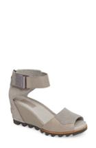 Women's Sorel 'joanie' Wedge Sandal .5 M - Grey