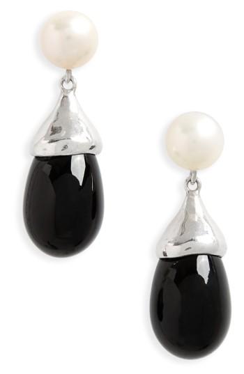 Women's Sophie Buhai Audrey Freshwater Pearl & Glass Teardrop Earrings