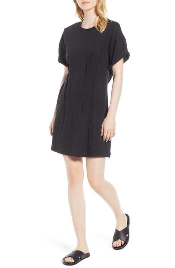 Women's Current/elliott The Pintucked Dress - Black