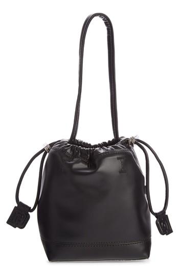 Paco Rabanne Medium Pouch Faux Leather Tote - Black