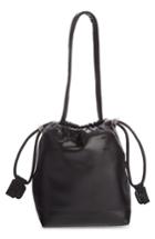 Paco Rabanne Medium Pouch Faux Leather Tote - Black