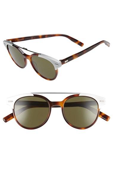 Men's Dior 'black Tie' 51mm Sunglasses - Havana