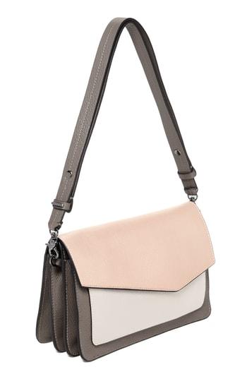 Botkier Cobble Hill Leather Shoulder Bag - Coral