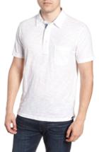 Men's Faherty Heather Polo - White