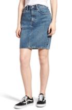 Women's Levi's Mom Bow Back Denim Skirt - Blue