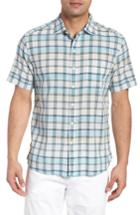 Men's Tommy Bahama Pico Plaid Sport Shirt - Blue