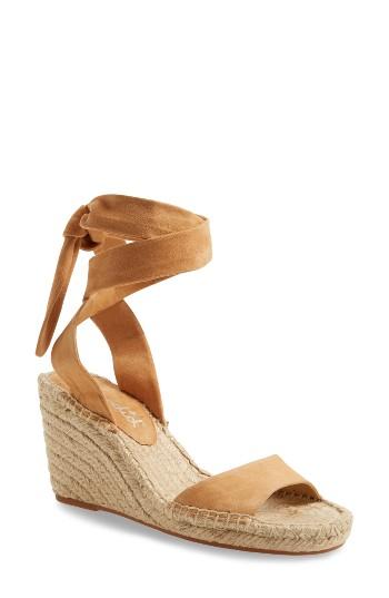 Women's Splendid Joelle Ankle Tie Espadrille .5 M - Beige