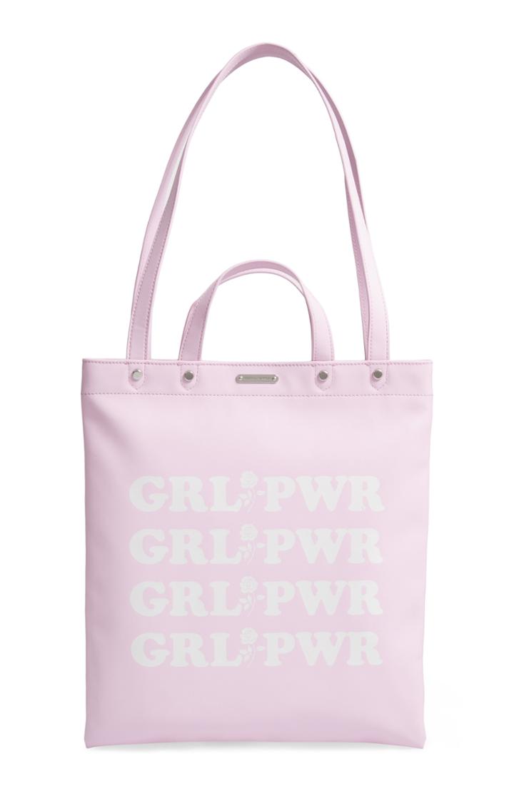 Rebecca Minkoff Girl Power North/south Leather Tote - Purple
