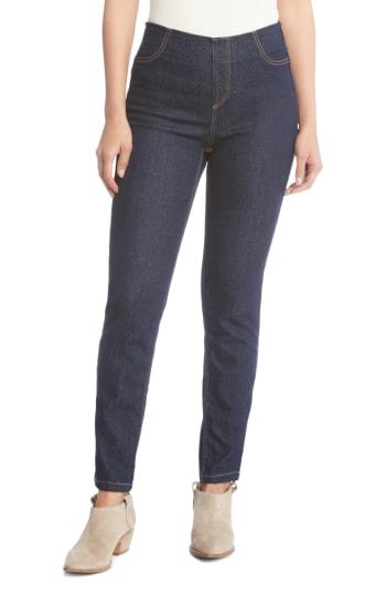Women's Karen Kane Terra High Waist Skinny Jeans - Blue