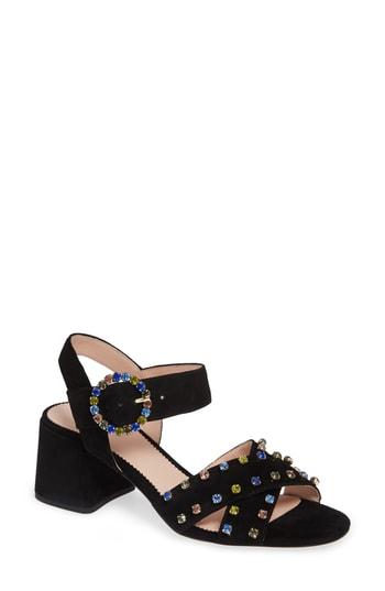 Women's J.crew Penny Cross Strap Sandal M - Black