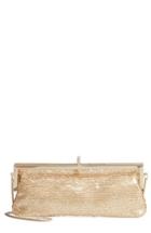 Badgley Mischka Dazzle Sequin Frame Clutch -