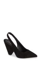 Women's Pelle Moda Opal Slingback Pump .5 M - Black