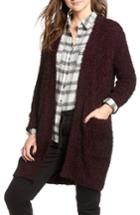 Women's Lira Clothing Miranda Knit Cardigan /small - Burgundy