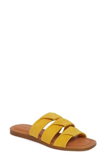 Women's 1.state Frel Slide Sandal M - Yellow