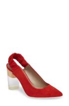 Women's Donald J Pliner Reza Slingback Pump M - Red