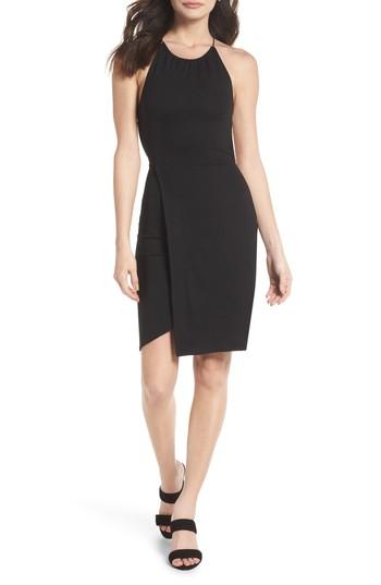 Women's French Connection Santorini Strappy Back Jersey Dress - Black