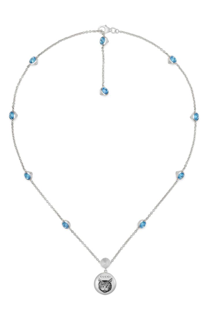 Women's Gucci Gg Blind For Love Pendant Necklace