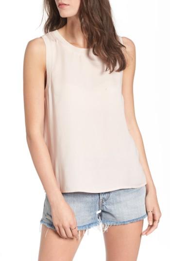 Women's Elodie Satin Tank - Pink